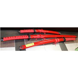 SET OF THREE SWORDS 22",40" AND 31"