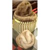 Image 1 : 2 MINK FUR HATS