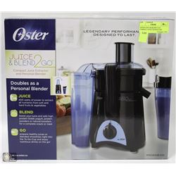 OSTER JUICE & BLEND 2 GO COMPACT JUICE EXTRACTOR