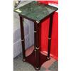 Image 1 : DECORATIVE PEDESTAL WITH MARBLE TOP