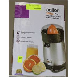 SALTON VITA PRO ST STEEL CITRUS JUICER