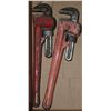 Image 1 : A PAIR OF 14” PIPE WRENCHES