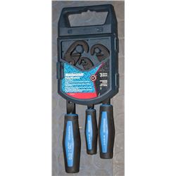 A SET OF 3 MASTERCRAFT ROBO WRENCHES