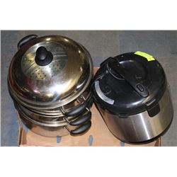 LOT WITH HAMILTON BEACH PROGRAMMABLE RICE COOKER/