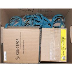 CASE OF CLEAN SPORE SANDING BELTS