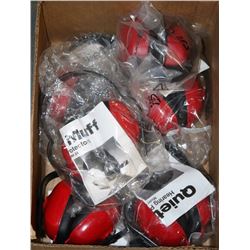 LOT OF 6 NEW QUIET HEARING PROTECTIONS MUFFS
