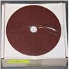 Image 1 : CASE OF  25 ALUMINUM OXIDE 7"X7/8 GRINDING DISCS