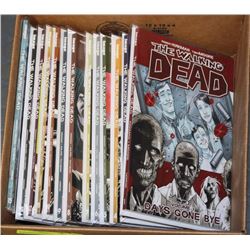 BOX OF WALKING DEAD COMICBOOKS #1-15