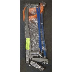 LOT OF 4 ASSORTED NEW HACKSAWS