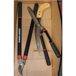 BOX W/ BLACK & DECKER BRANCH TRIMMER,