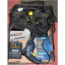 FLAT FULL OF TOOLS INCL. KUNY TOOL BAG