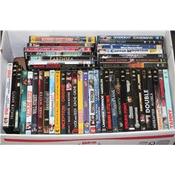 BOX W/44 DVD MOVIES