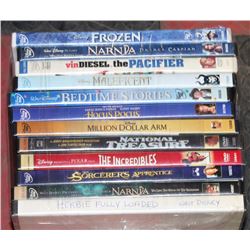 BUNDLE OF 12 WALT DISNEY DVD MOVIES