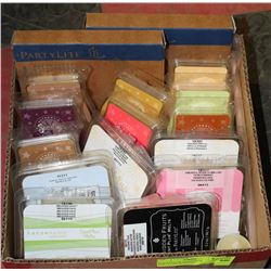 BOX FULL OF SCENTSY & PARTYLITE SCENTED