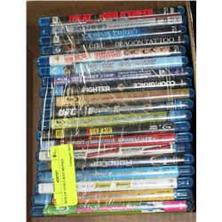BOX OF 19 BLU-RAY MOVIES