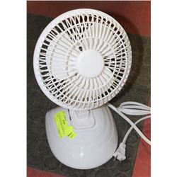 6" CLIP ON OR TABLE TOP TILTING FAN