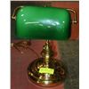 Image 1 : BANKERS LAMP WITH  GREEN SHADE