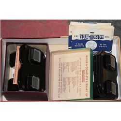 BOX WITH VIEW MASTERS INCL ORIGINAL AND SLIDES