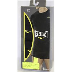 EVERLAST MENS 2 PACK TSHIRTS - BLACK - SIZE SMALL