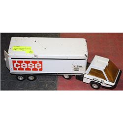 VINTAGE PRESSED STEEL CASE DIE CAST TRUCK