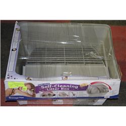 SELF -CLEANING LITTER BOX ,CHECKED,REPACKAGED