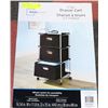 Image 1 : MAINSTAYS 3 TIER DRAWER CART WHEELED ,16INCH BY