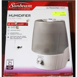 SUNBEAM HUMIDIFIER FILTER-FREE ULTRASONIC MIST