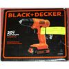 Image 1 : BLACK &DECKER 20 VOLT LITHIUM DRILL/DRIVER