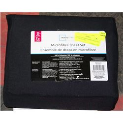 MAINSTAYS MICROFIBRE SHEET SET ,FITTED,DOUBLE