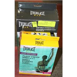 FLAT WITH 2LBS WRIST/ANKLE WEIGHTS &PORTABLE