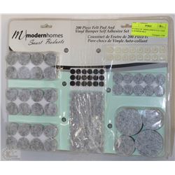 BUNDLE OF THREE,200PCS FELT PAD & BUMPER SELF
