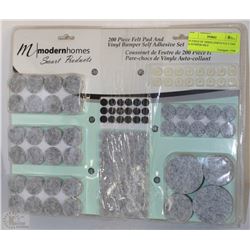 BUNDLE OF THREE,200PCS FELT PAD & BUMPER SELF