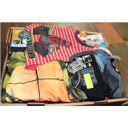 BOYS NINJA TURTLE JACKET SIZE 4,10PRS OF SHORTS,