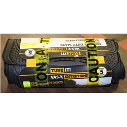 TUNE-IT MEDIUM DUTY FLOOR MATS ,5PCS UNIVERSAL