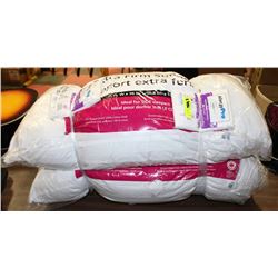 BUNDLE OF 2 EXTRA FIRM SUPPORT ,DOWN ALTERNATIVE