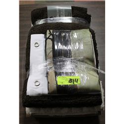 2 NEW REVERSIBLE BATH RUGS,BROWN & NATURE STYLE