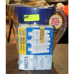 NEW BRITA WATER FILTRATION 10 CUP PITCHER &BOX OF