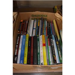 BOX OF HARDCOVER BOOKS