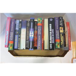 BOX OF BRAND NEW HARDCOVER NOVELS