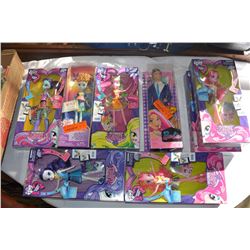 TRAY OF NEW MY LITTLE PONY DOLLS