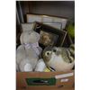 Image 1 : BOX OF PICTURES, JEWELLERY BOX & COLLECTIBLES