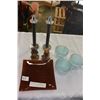 Image 1 : FIREKING CUPS AND BOYDS BEARS AND CANDLESTICKS AND SERVING