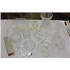 Image 1 : LOT OF CRYSTAL SERVING PIECES AND ANIMAL FIGURES