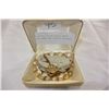 Image 1 : VINTAGE BULOVA LADIES WATCH AND AMBER AND CRYSTAL NECKLACE