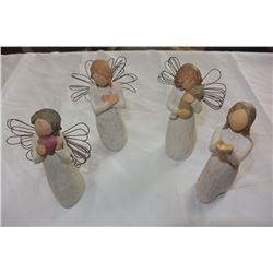 FOUR 'WILLOW TREE' ANGELS RETAIL $26.95 EACH