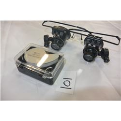 JEWELLERS GLASSES AND LOUPE