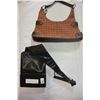 Image 1 : DANIER LEATHER OVER SHOULDER BAG AND NINE WEST DESIGNER BAG