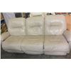 Image 1 : BEIGER LEATHER RECLINER SOFA