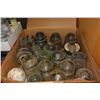 Image 1 : BOX OF ANTIQUE INSULATORS