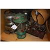 Image 1 : LOT OF VINTAGE LANTERNS AND TOASTER AND KETTLE ETC